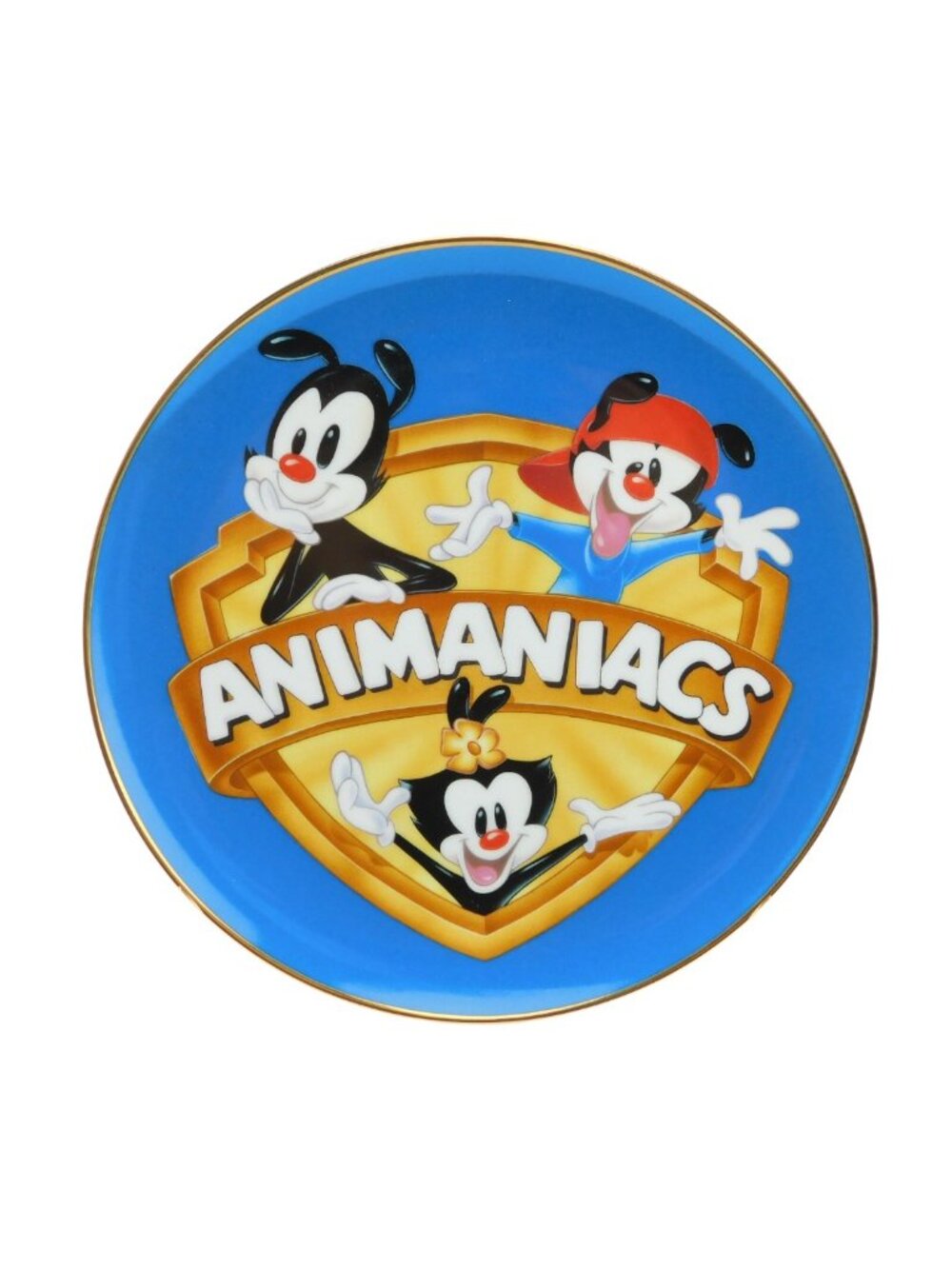 1994 ANIMANIACS Wakko Yakko Dot Warner Bros. Limited Edition Plate Sculpture Art